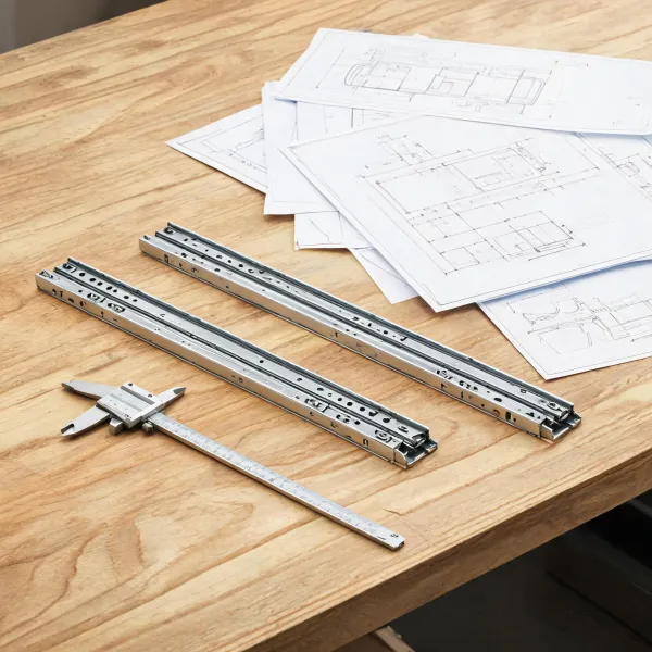 Drawer slide specification desk