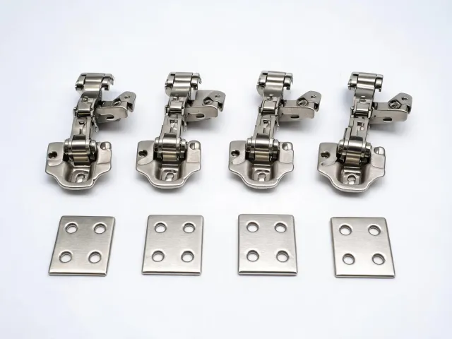 Concealed cabinet hinges