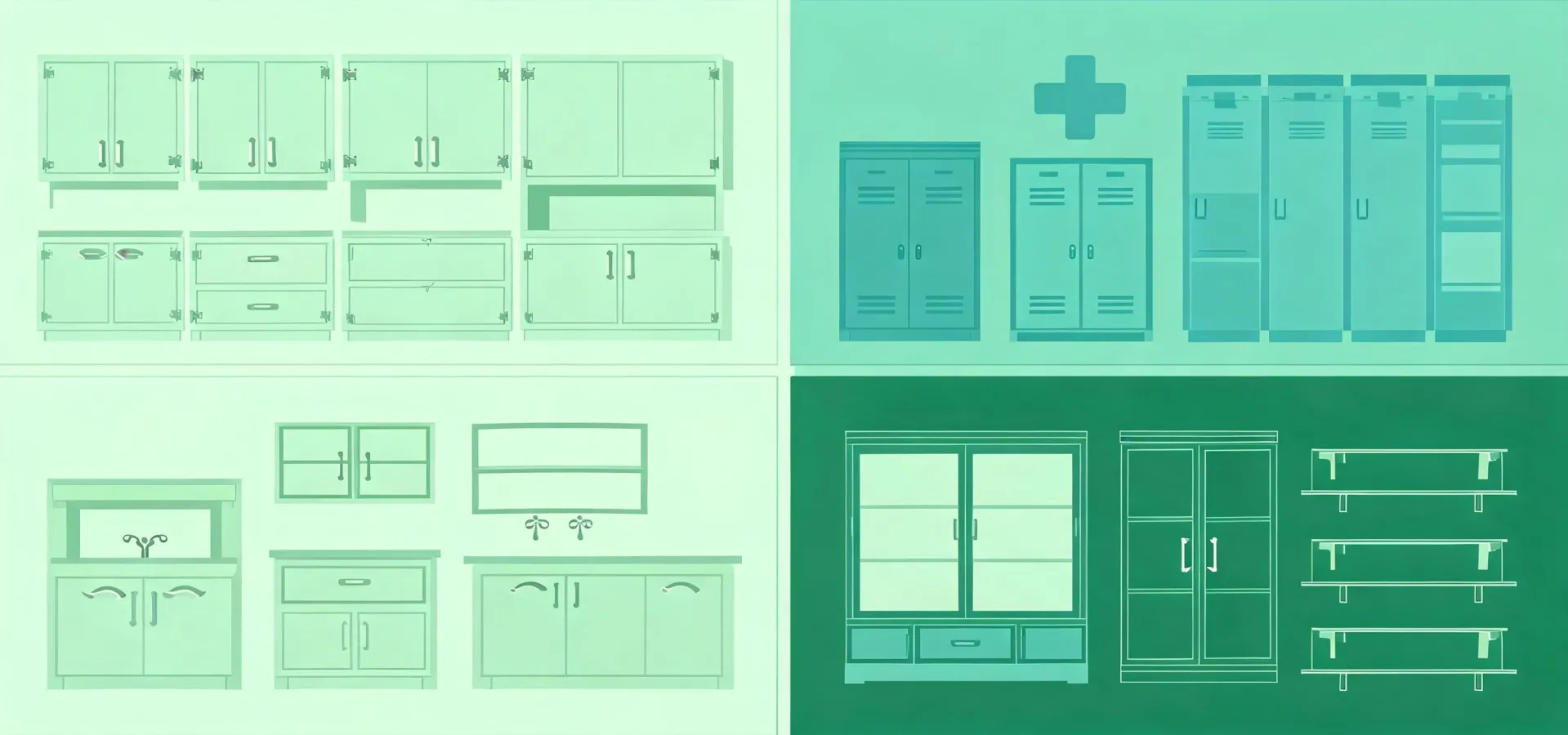 Cabinet hardware application map